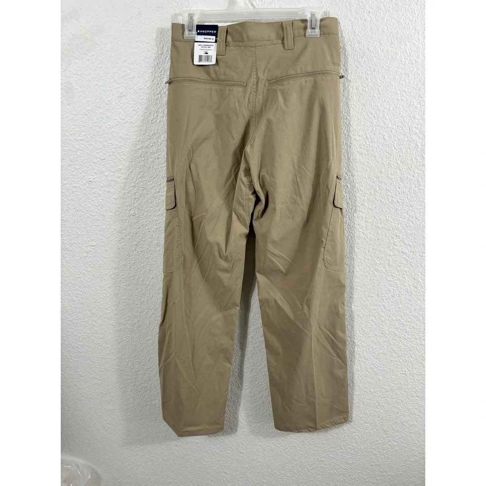 Propper Summerweight Tactical Pants Mens 28x30 Khaki Cargo Quick Dry‎ UPF 50